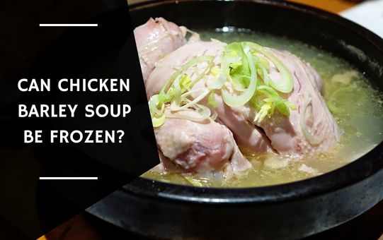 Can Chicken Barley Soup Be Frozen