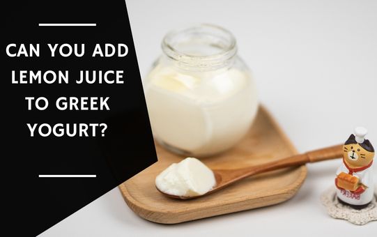 Can You Add Lemon Juice To Greek Yogurt