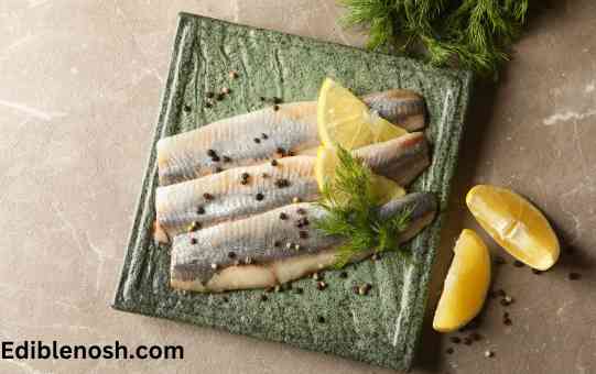 Marinade fish with lemon